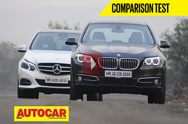 BMW 520d vs Mercedes Benz E250 CDi video comparison
